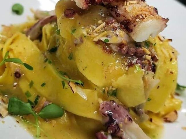 Papardelle mit Pulpo